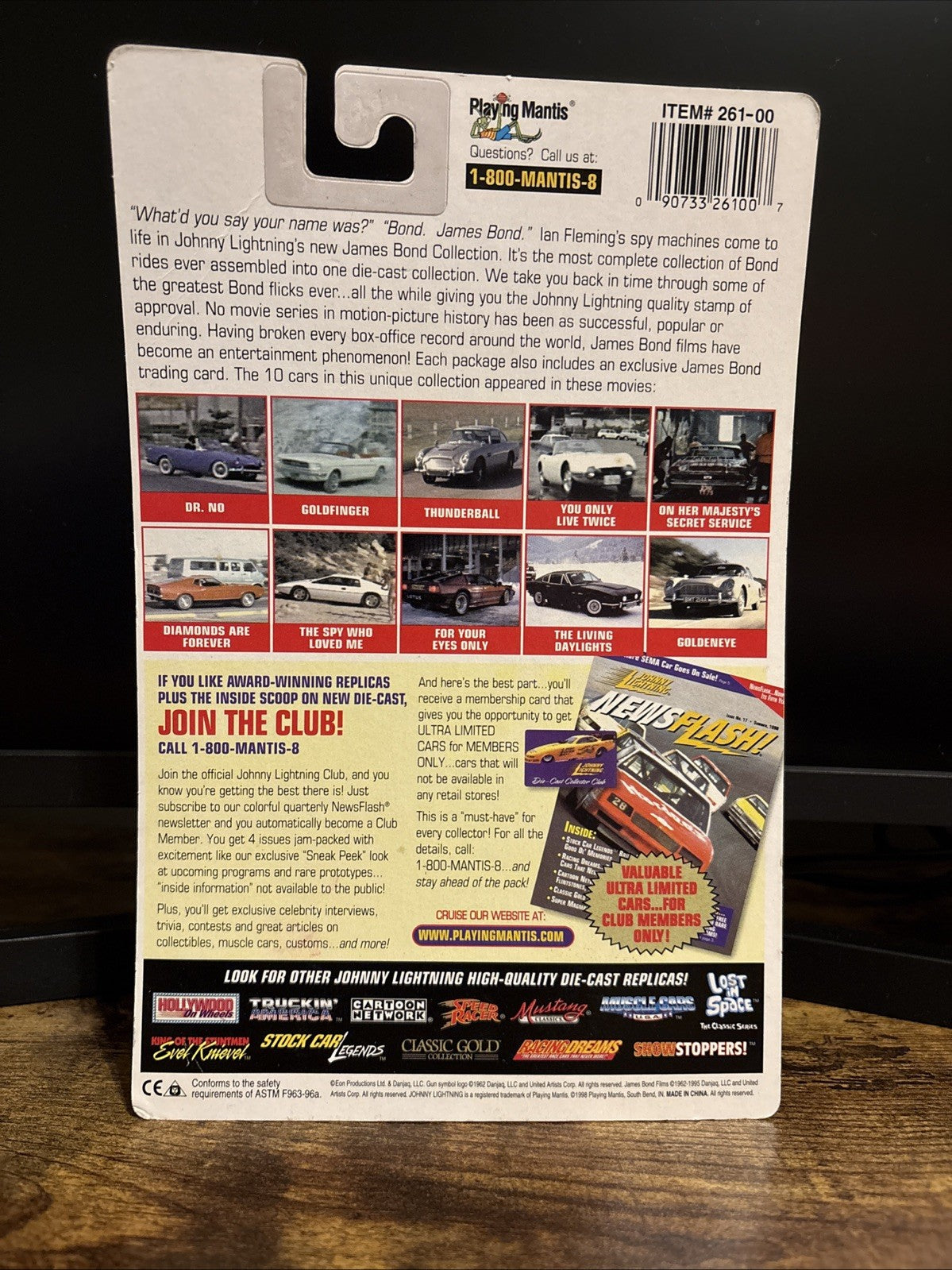 Johnny Lightning James Bond 007 Diecast Cars. “For Your Eyes Only” And “Dr.No”