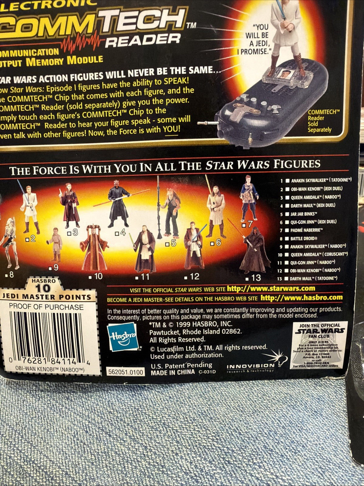 Star Wars Episode I COMMTECH CHIP Obi-Wan Kenobi (Naboo)