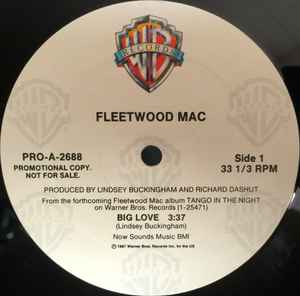 Fleetwood Mac - Big Love (Promo)