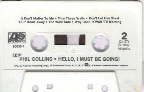Phil Collins – Hello, I Must Be Going!
