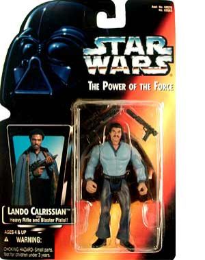 Star Wars The Power of the Force Lando Calrissian w/ Heavy Rifle Blaster Pistol