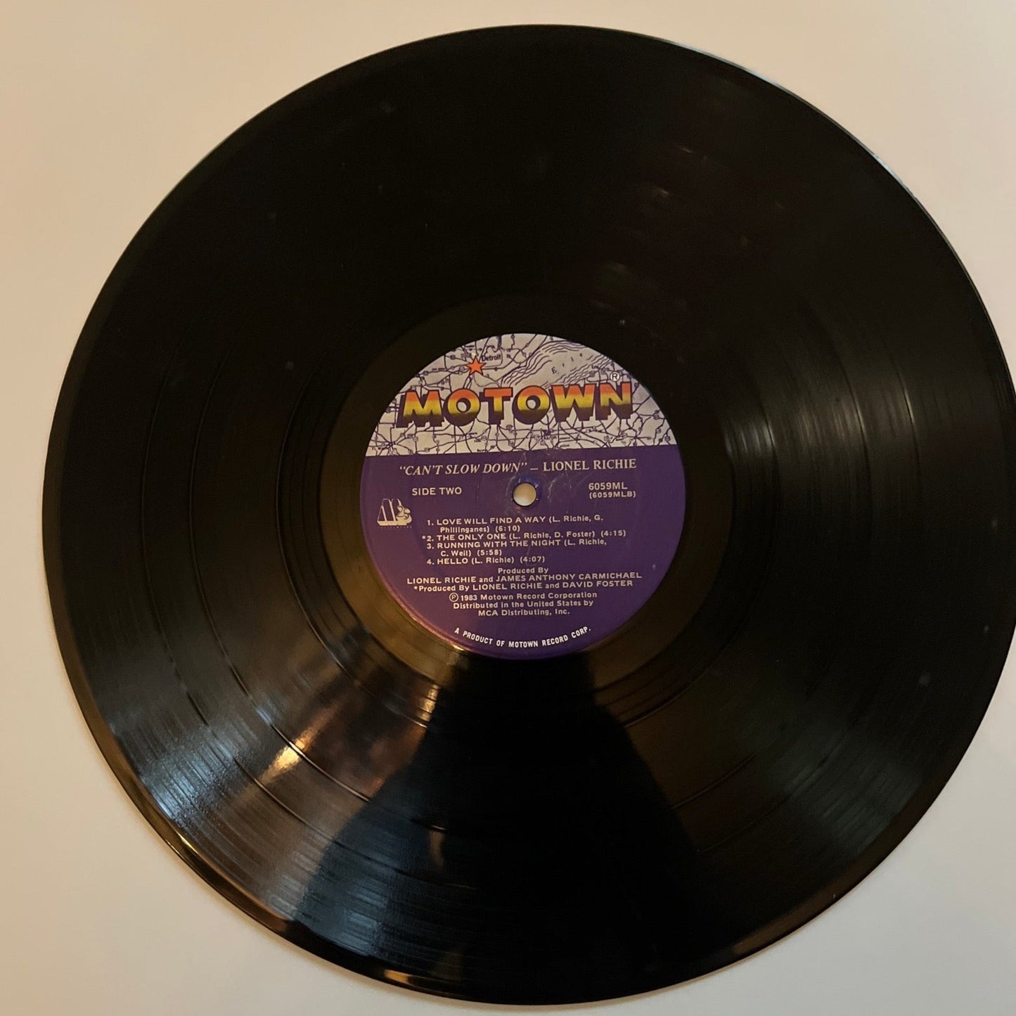 Lionel Richie “Can’t Slow Down” Gatefold Vinyl