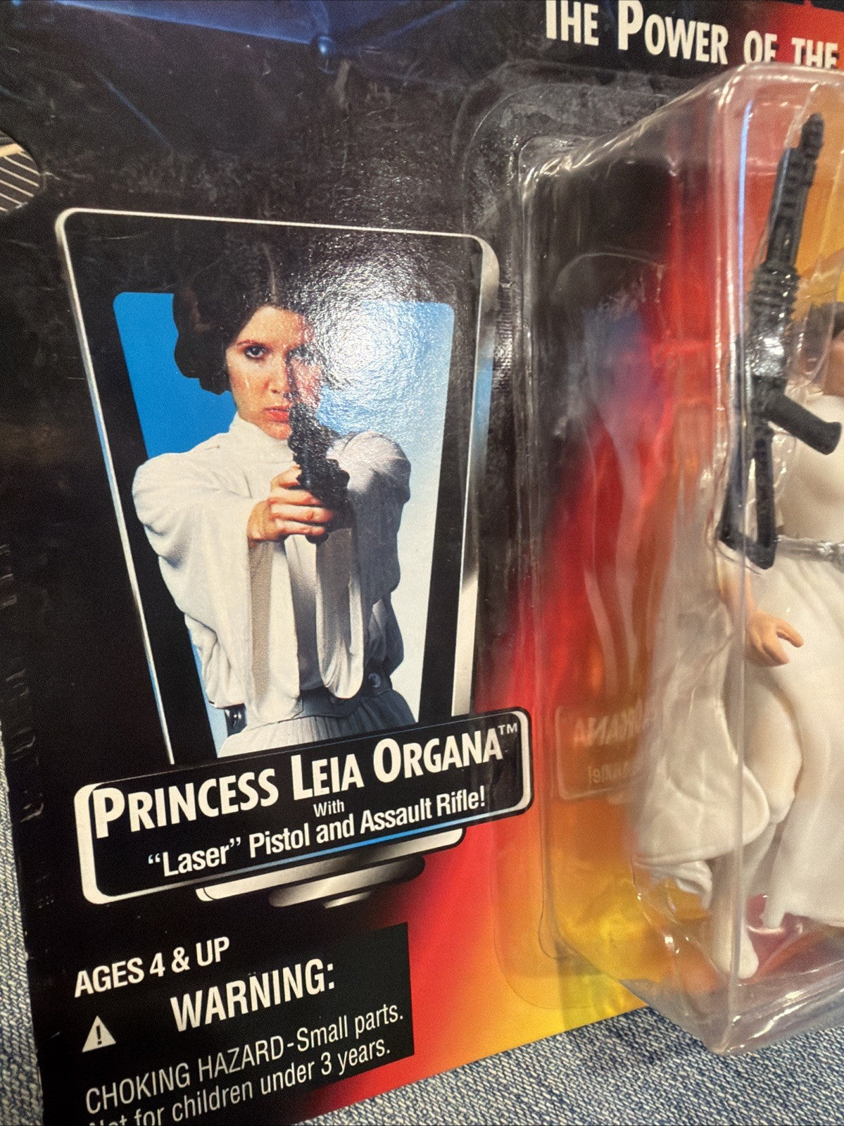 Kenner Star Wars princess Leia Organa With Laser Pistol And Assault Rifle Action