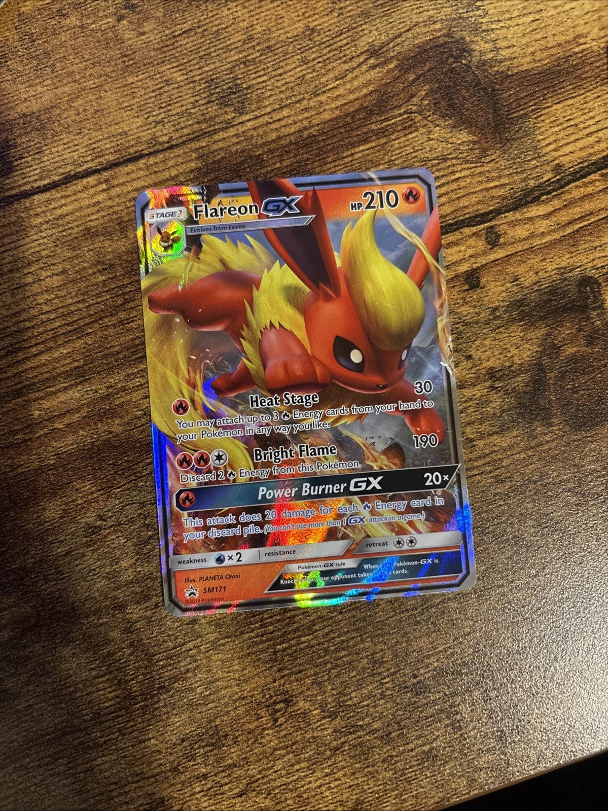 Flareon GX 2019 Promo Card! Mint Condition.