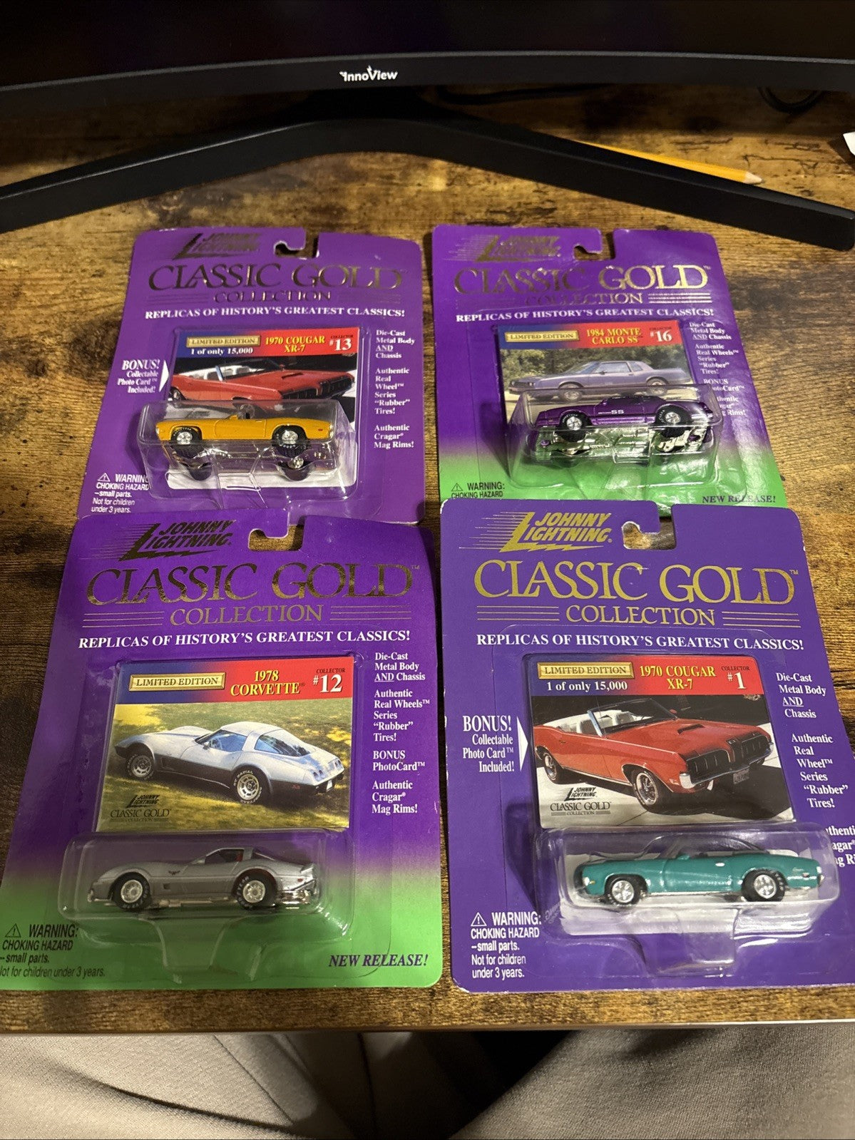 🔥Johnny Lightning Classic Gold Collection - Lot Of 4 Limited Edition Diecast.🔥