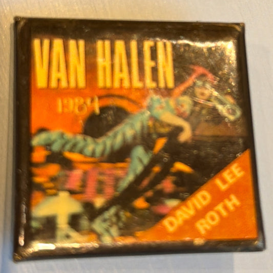 Van Halen - David Lee Roth 1984 pin