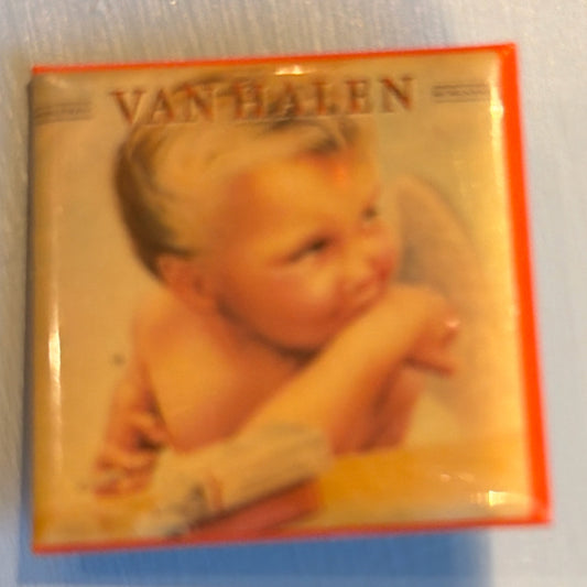 Van Halen Pin (square)