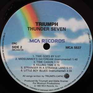 Triumph ‎– Thunder Seven