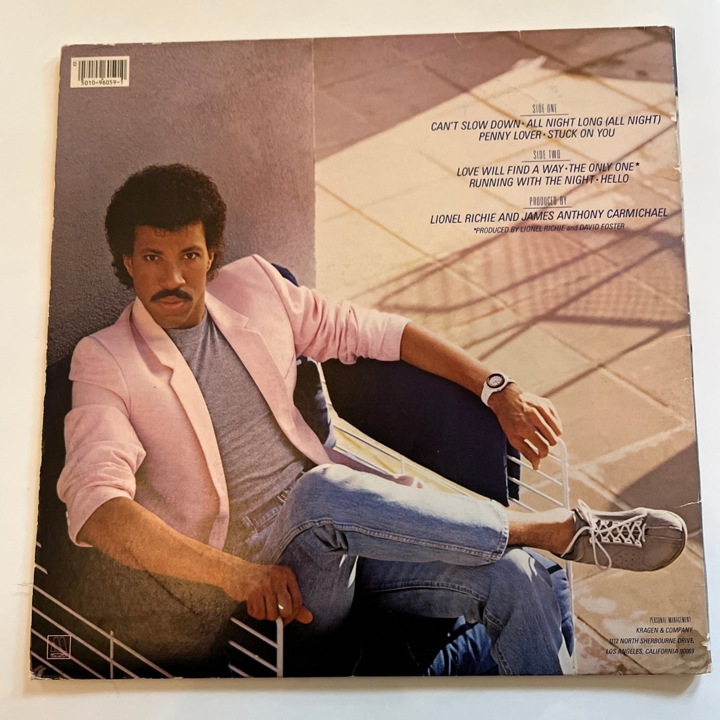 Lionel Richie “Can’t Slow Down” Gatefold Vinyl