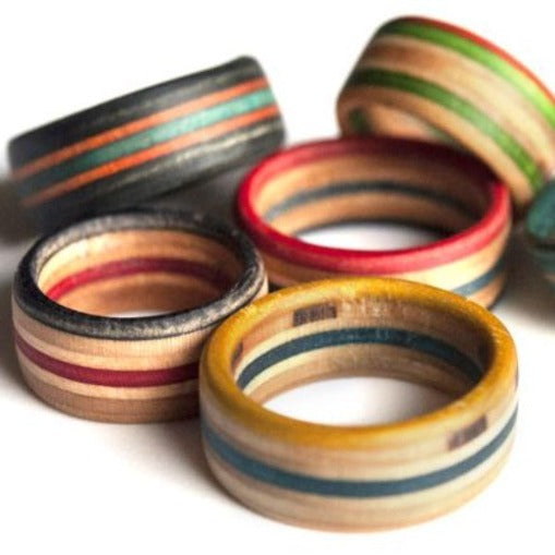 Recycled Skateboard Ring