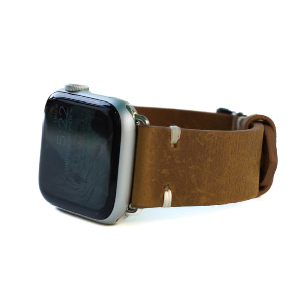 Vintage Style Leather Apple Watch Band